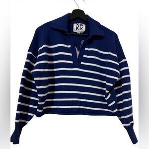 Kerri Rosenthal Blue Knit Sweater